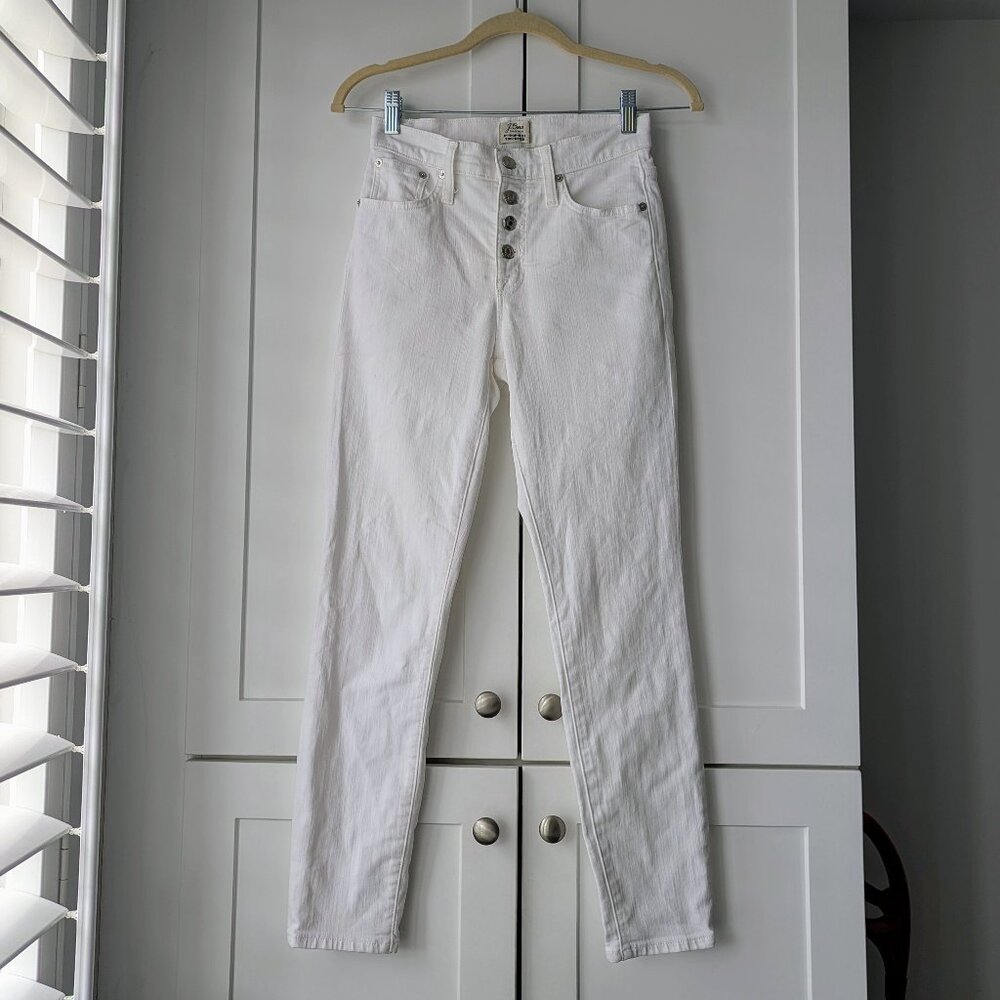 J. Crew White Denim Jeans
